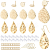 DIY Nuggets Pendant Earrings Making Kit DIY-BC0004-47-1