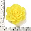 Synthetic Shell Dyed Carved Flower Connector Charms CORA-D034-01A-3