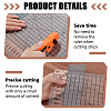 Transparent Acrylic Drawing Template Measuring Ruler TOOL-WH0039-63-3