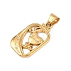 304 Stainless Steel Pendants Ion Plating(IP) STAS-K316-05G-2