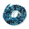 Natural Agate Beads Strands X-G-H302-A01-02-3