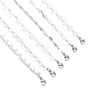  304 Stainless Steel Link Chain Necklaces NJEW-UN0001-09P-1