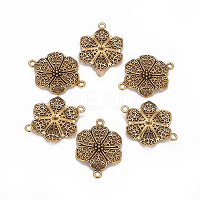 Tibetan Style Links connectors TIBEP-LF9353YKG-AG-LF-1