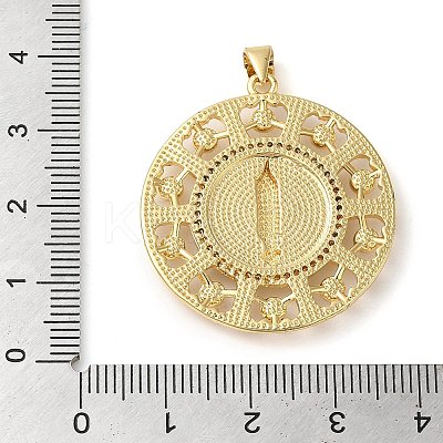 Rack Plating Brass Micro Pave Cubic Zirconia Earrings KK-P268-06B-G-1