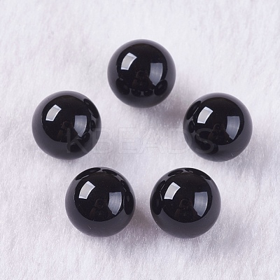 Natural Black Onyx Beads G-K275-32-10mm-1