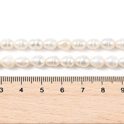 Natural Cultured Freshwater Pearl Beads Strands PEAR-I007-01B-06B-1