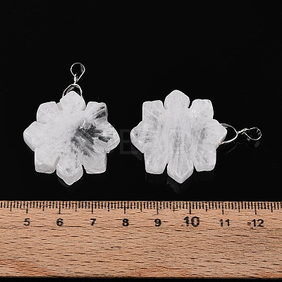 Natural Quartz Crystal Pendants G-T144-12A-1