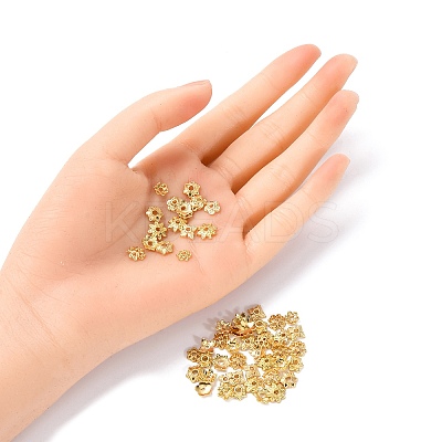 70Pcs 7 Styles Alloy Bead Caps FIND-FP0002-74-1