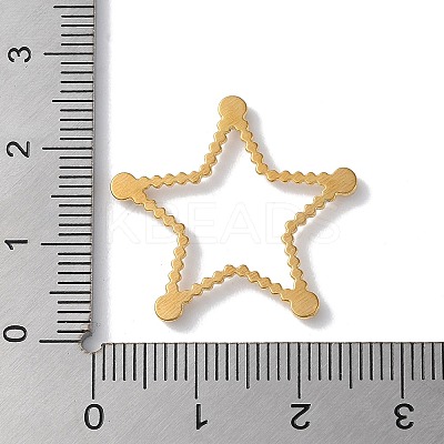 Golden 304 Stainless Steel Rhinestonet Pendants LS-STAS-Q312-02D-G-1