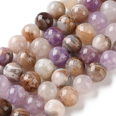 Natural Amethyst Lace Agate Beads Strands GG-CBABD99-04-12mm-1