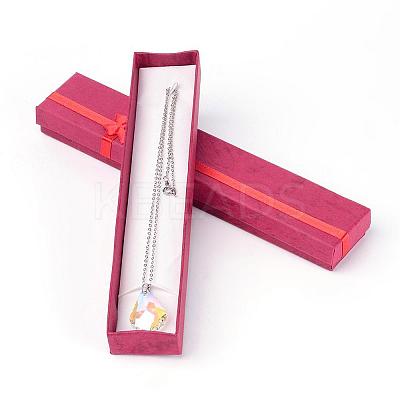 Valentines Day Presents Packages Jewelry Necklace Box With a Flower BC047-1