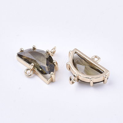 Transparent Glass Links connectors GLAA-T007-16A-1