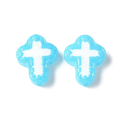 Baking Paint Glass Enamel Beads BLOW-D300-06G-1