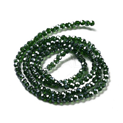 Electroplate Transparent Glass Beads Strands LS-EGLA-A035-T3mm-A10-1