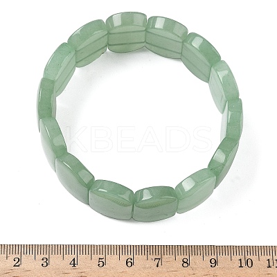 Natural Green Aventurine Beads Stretch Bracelets for Women Men BJEW-I323-02A-1