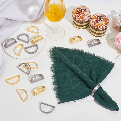 20Pcs 2 Colors Alloy Napkin Ring AJEW-PH0012-16-1