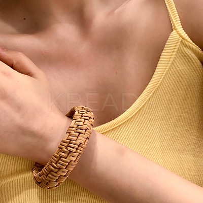 Rattan Braided Bangles WGEC89A-03-1