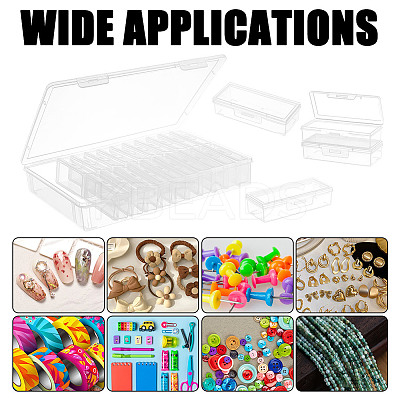 25Pcs 2 Styles PLastic Bead Containers CON-GA0001-21-1