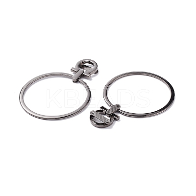 (Defective Closeout Sale: Scratch) Alloy & Iron Metal Bag Handles PURS-XCP0001-01-1