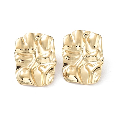 304 Stainless Steel Stud Earrings EJEW-H115-28G-1