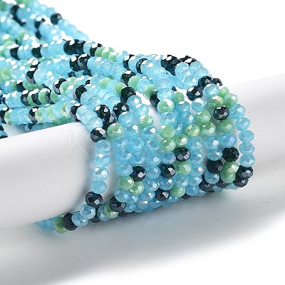 Glass Beads Strands EGLA-A034-M4mm-58-1