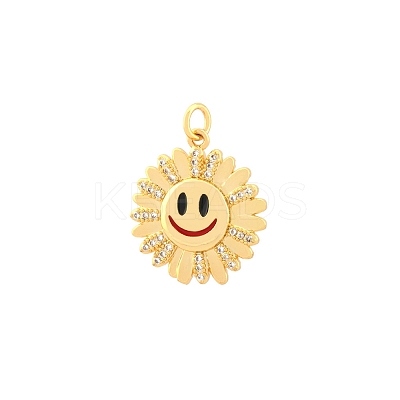 Brass Micro Pave Cubic Zirconia Pendants PW-WGE8ABD-01-1