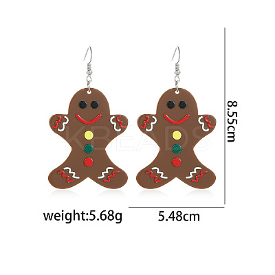 Christmas Alloy Dangle Earrings FS-WGC5D36-25-1
