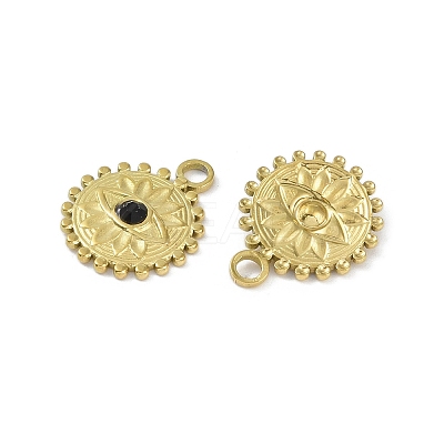 Ion Plating(IP) 304 Stainless Steel Rhinestone Pendants STAS-R233-16G-1