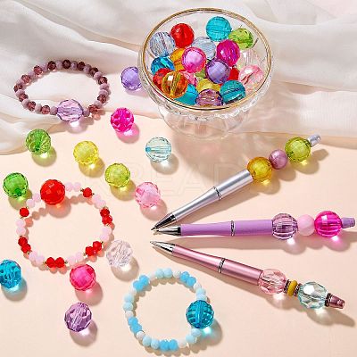 230G Transparent Acrylic Beads OACR-SZ0001-80-1