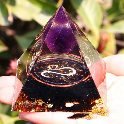 Orgonite Pyramid Resin Energy Generators PW-WG63740-05-1