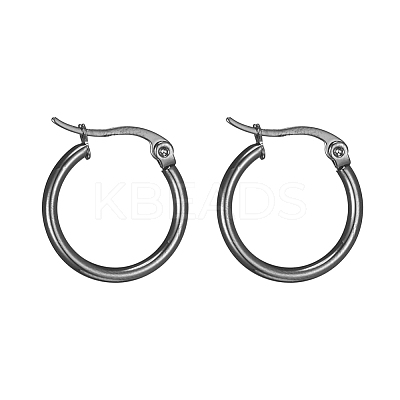 304 Stainless Steel Hoop Earrings LS-EJEW-F105-11B-1