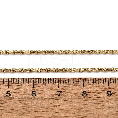1.5MM 304 Stainless Steel Rope Chain Necklaces NJEW-T016-23G-1