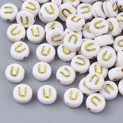 Plating Acrylic Beads PACR-R242-01U-1
