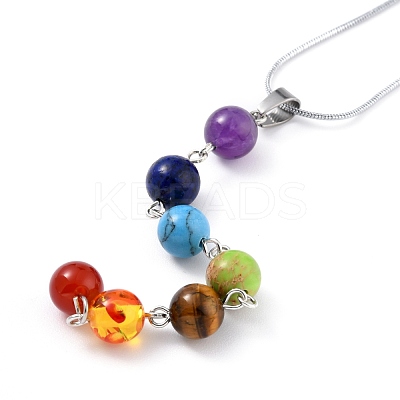Chakra Jewelry NJEW-JN02080-1