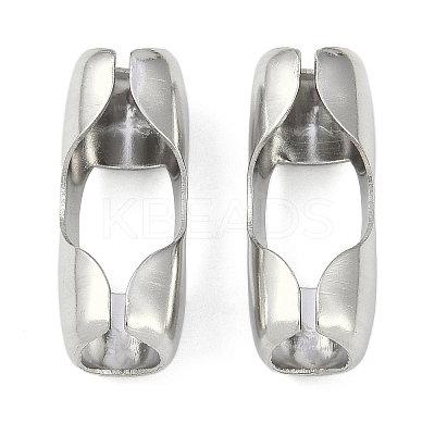 Non-Tarnish 304 Stainless Steel Ball Chain Connectors STAS-Z084-02P-1