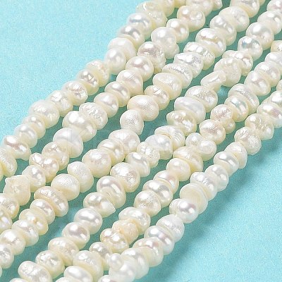 Natural Keshi Pearl Beads Strands PEAR-J007-68-1