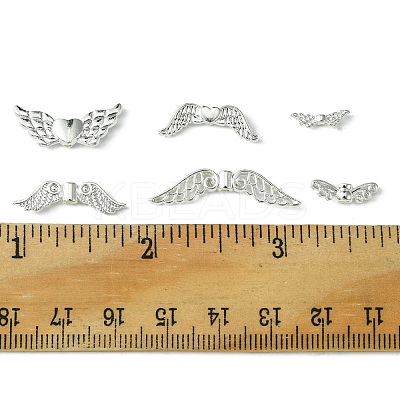 80Pcs 6 Style Alloy Beads Sets FIND-FS0001-94-1