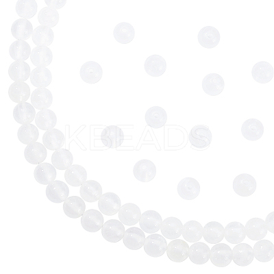 1 Strand Natural Selenite Beads Strands G-AR0005-51-1