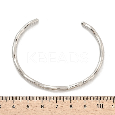 Non-Tarnish 304 Stainless Steel Cuff Bangles BJEW-H323-01P-1