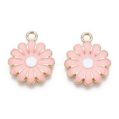 Alloy Enamel Pendants ENAM-S119-090B-RS-1
