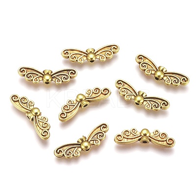 Tibetan Style Alloy Beads TIBEB-1331-AG-LF-1