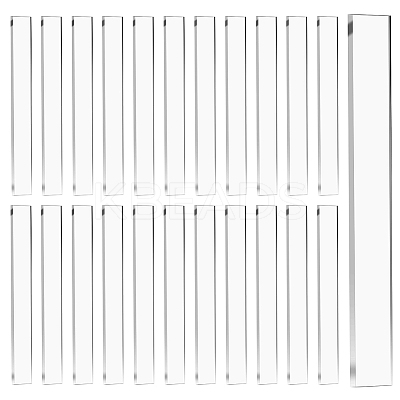 200Pcs Transparent Acrylic Sheets FIND-GA0007-20A-1
