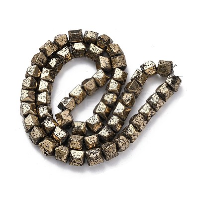 Electroplated Natural Lava Rock Beads Strands G-A256-D01-01D-1