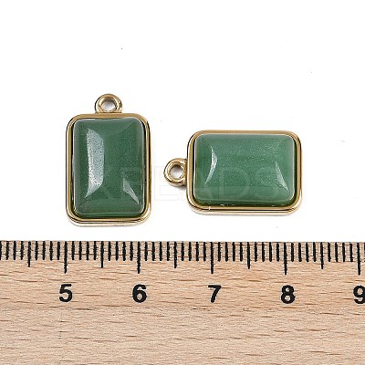 Natural Green Aventurine Pendants STAS-K291-04G-05-1