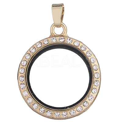 Alloy Photo Frame Pendants ALRI-WH0002-26A-LG-1