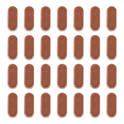 Opaque Acrylic European Beads OACR-TAC0019-006I-1