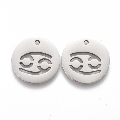 Tarnish Resistant 201 Stainless Steel Pendants STAS-Z001-B-10P-1