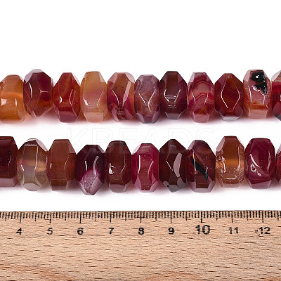 Natural Agate Beads Strands G-N356-01A-08-1