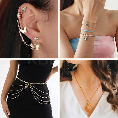 DIY Chain Bracelet Necklace Making Kit DIY-TA0006-53-1
