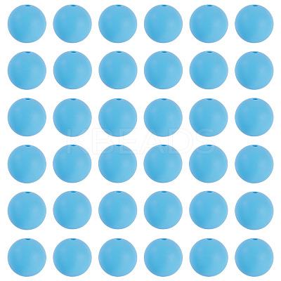 50Pcs Food Grade Eco-Friendly Silicone Beads SIL-TA0002-89I-1